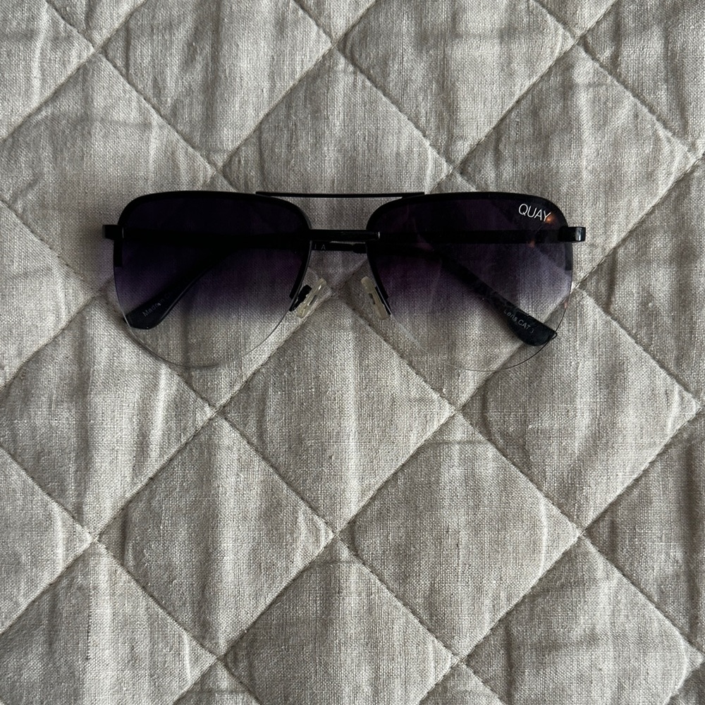 Quay Australia Black Gradient Sunglasses